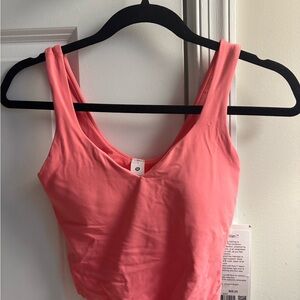 Pink Sleeveless Crop Top